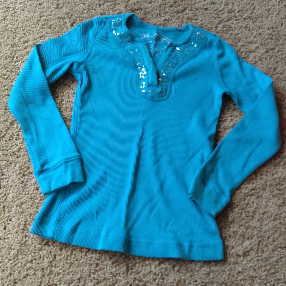Children's Place long sleeve blue shirt